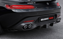 Rear lights, Mercedes-AMG GT S, Brabus, 2015, details, macro, tuning, back, black