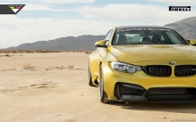  BMW M4 GTRS4, Vorsteiner, 2014, , , , , , , front, logo, headlights, view, tuning, hood