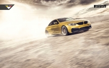  BMW M4 GTRS4, Vorsteiner, 2014, , , ,  , front, pirelli, tuning, dust, sun, lights