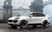 Tinting, fog, mystic, Porsche Cayenne Vantage, TopCar, 2015, white, tuning, wheels, castle