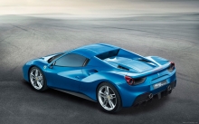 , Ferrari 488 Spider, 2016, , , , , , blue, new, carbon, roof, supercar