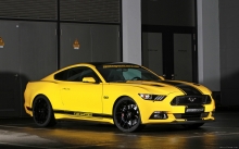  Ford Mustang GT Fastback, GeigerCar, 2015, , , , black line, tuning, front, hood, wheels