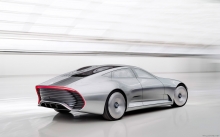 Silver Arrow, Mercedes-Benz Concept IAA, 2015, rear lights, speed, future, new