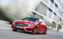 , ,  Mercedes-AMG C 63 S Coupe, 2016, , , , front, head lights, logo, glass