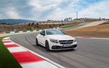 , , Mercedes-AMG C 63 S Coupe, 2016, , , , , , , front, logo, sport, hood, headlights, speed