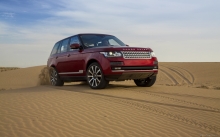  Range Rover,    , , , , front, red, desert, sand, 