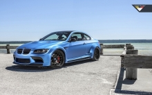  BMW M3 E92 GTRS3, Vorsteiner, 2014, , , , , , , landscape, front, sea, sky, blue, tuning, coast