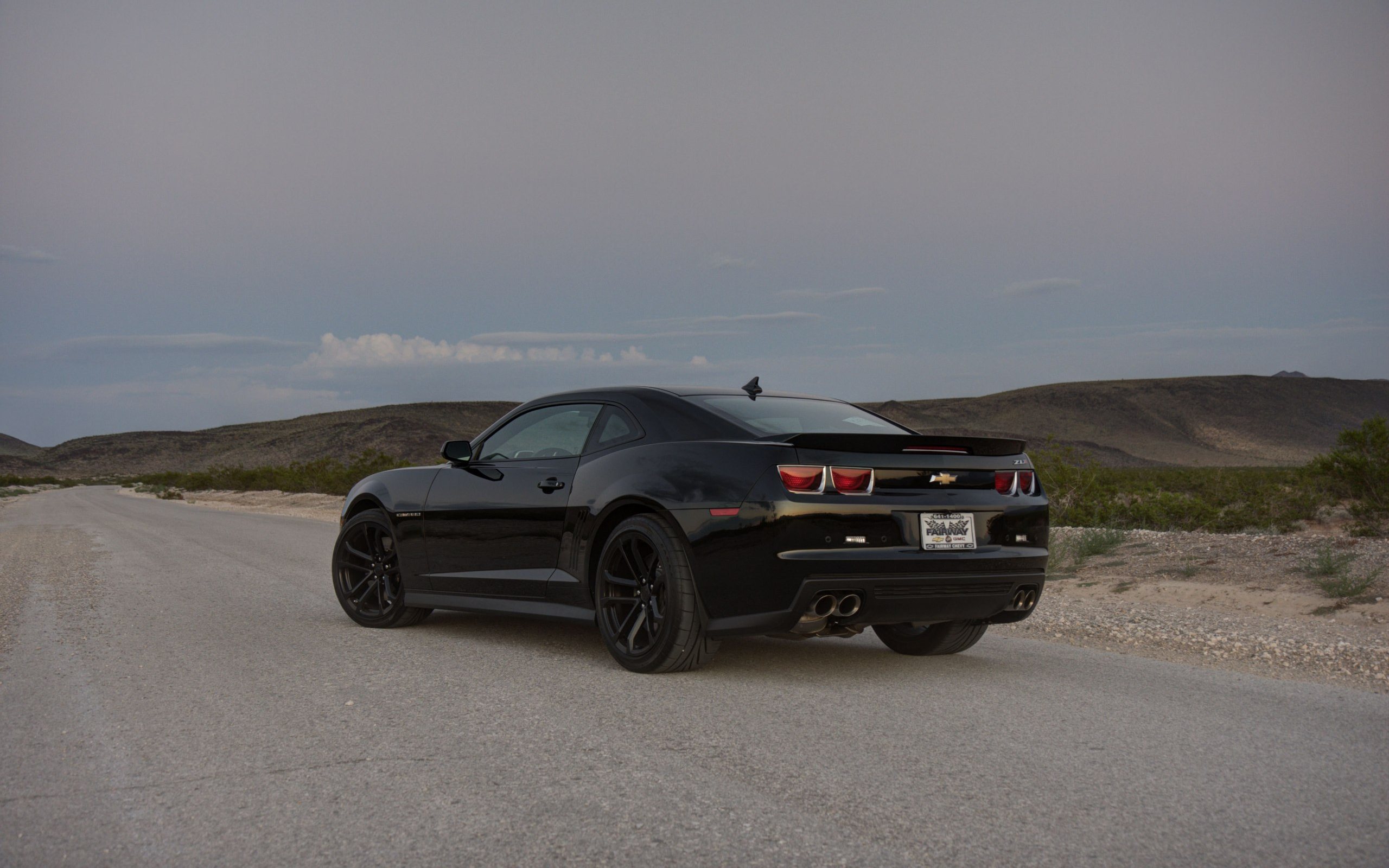 Chevrolet Camaro черная Эстетика