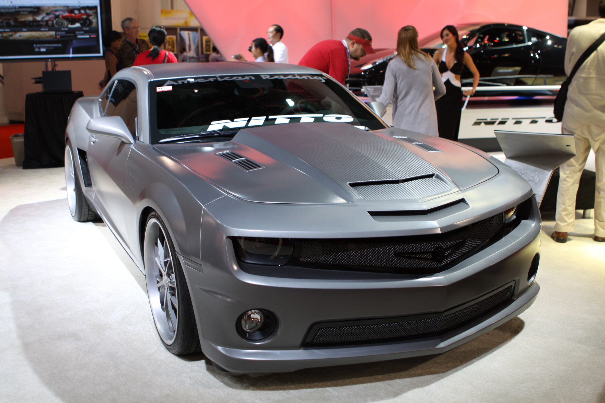 Chevrolet Camaro 2015 серый