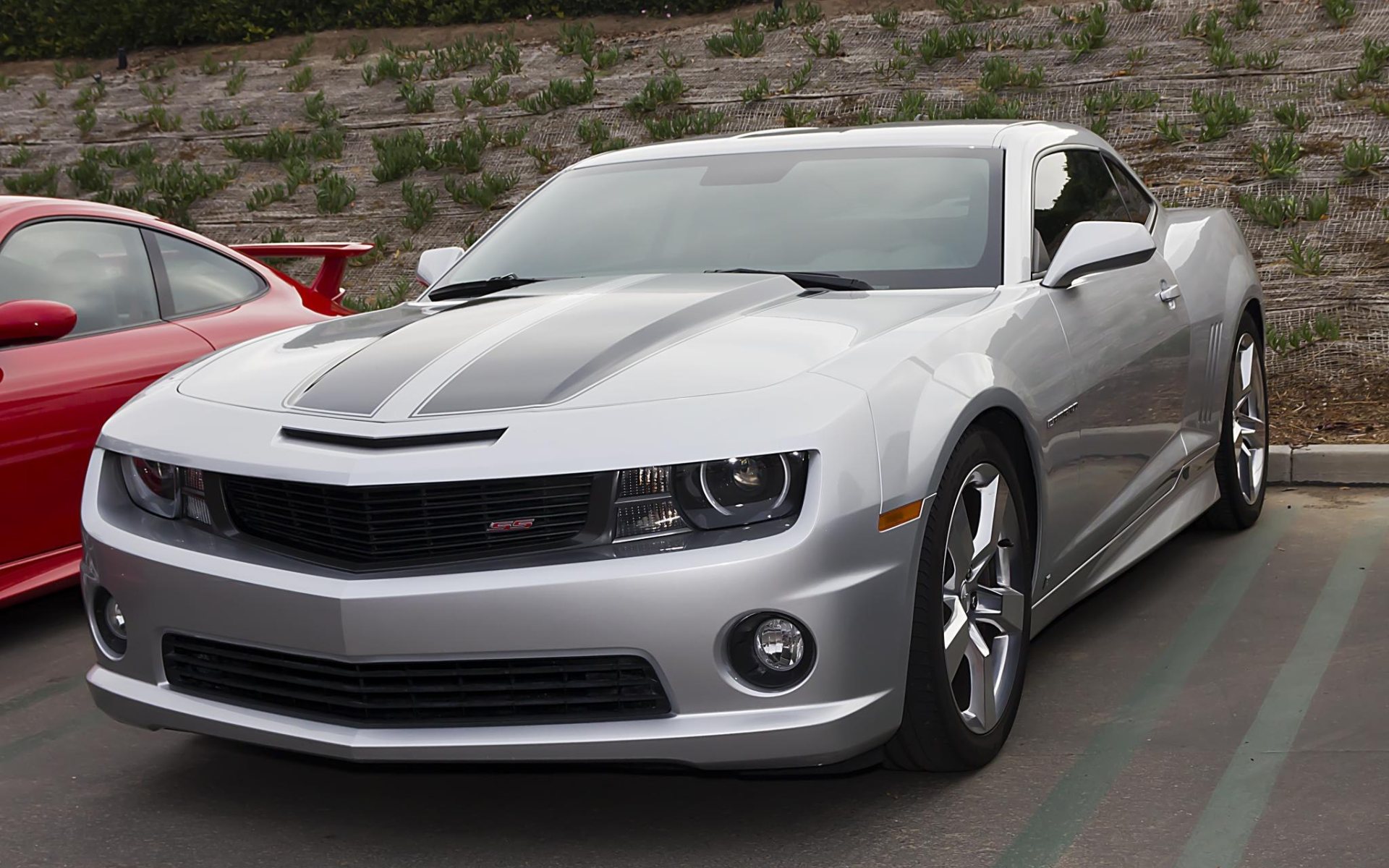 Chevrolet Camaro 2015 серый