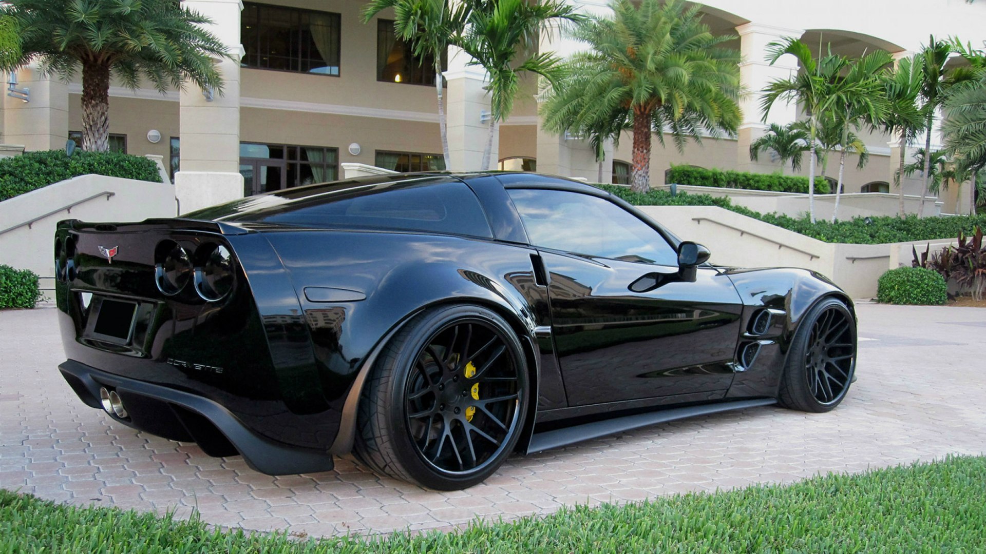 Chevrolet Corvette Tuning Black