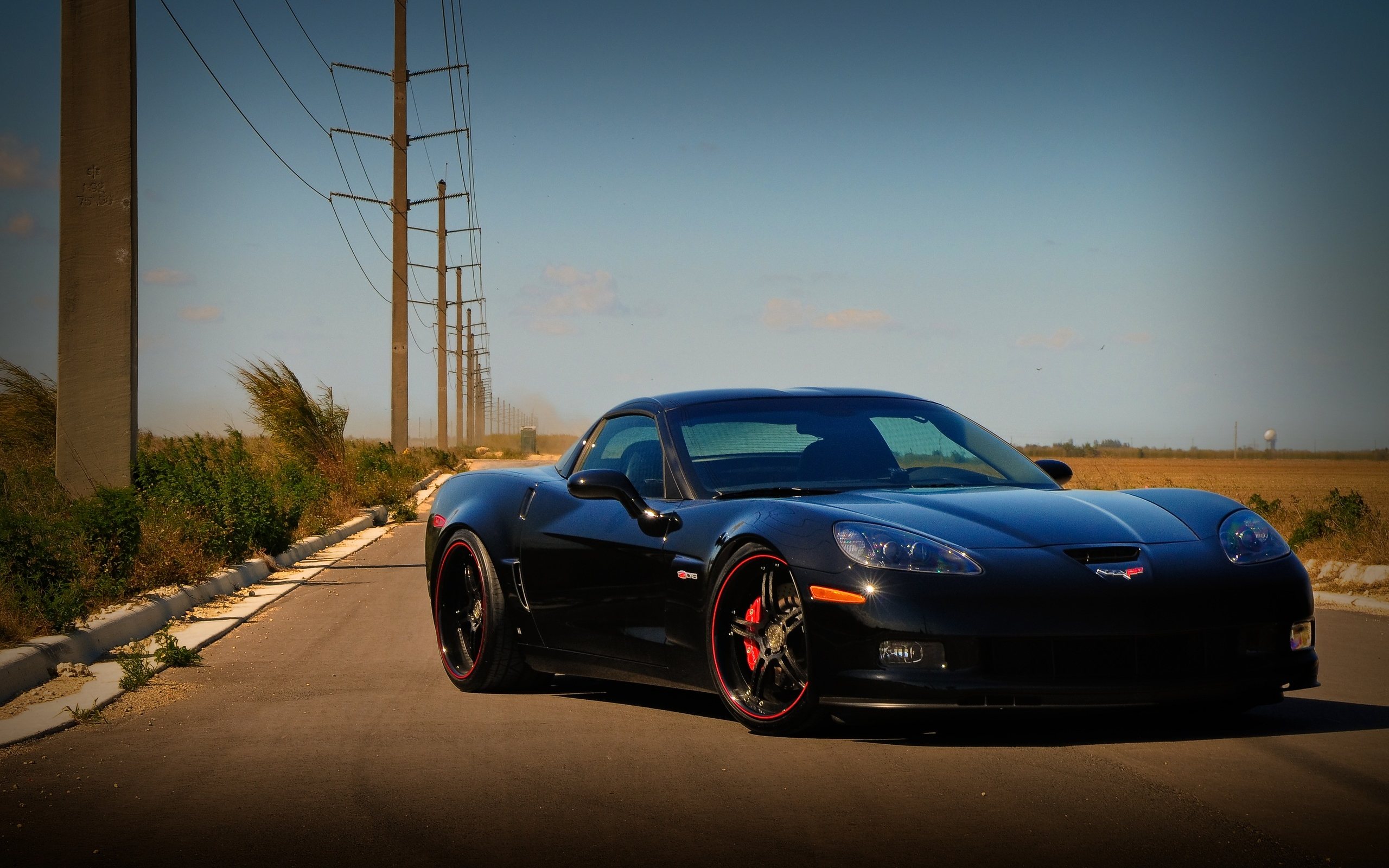 Chevrolet Corvette c6 черный