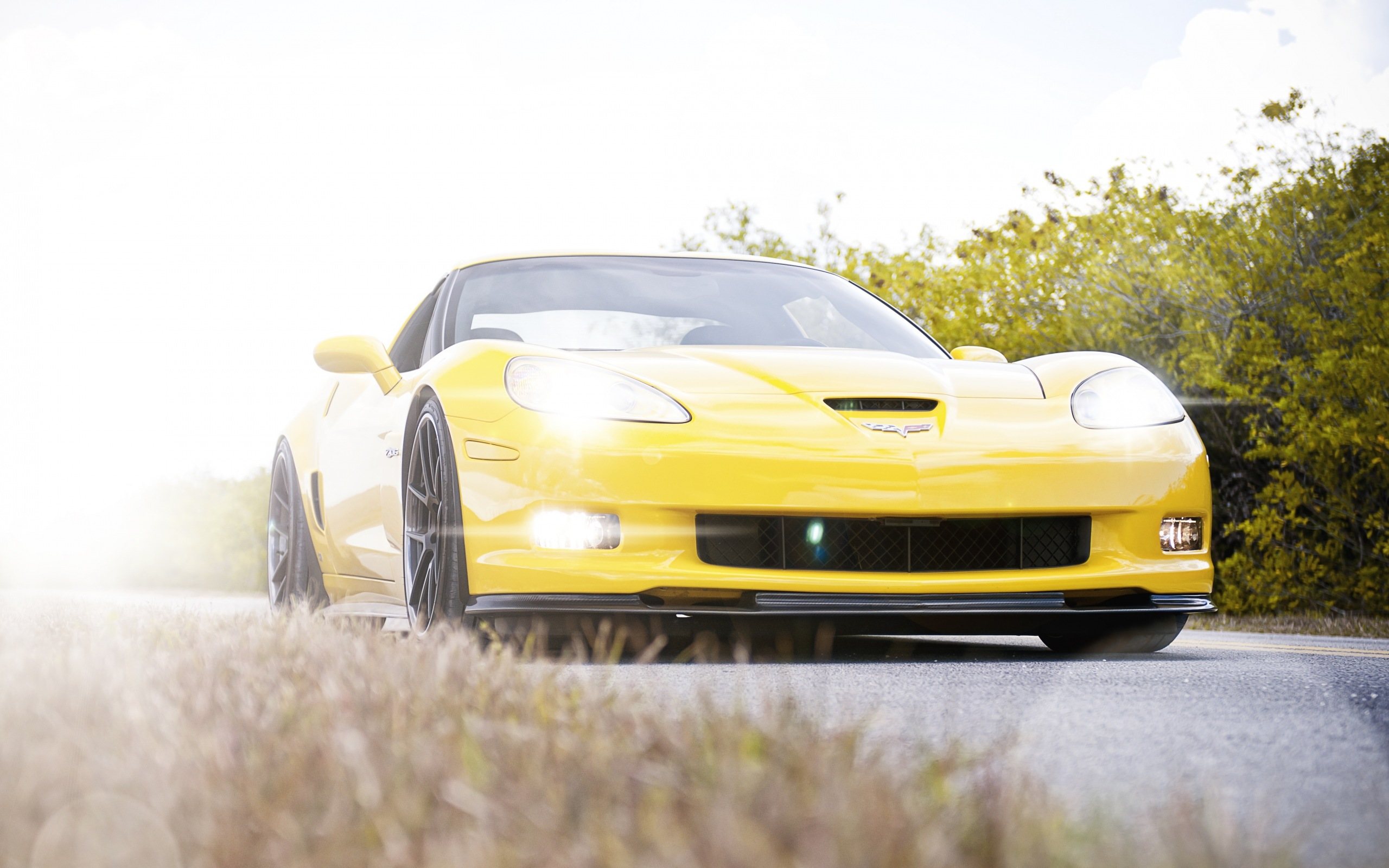 Chevrolet Corvette zr1 Yellow girl