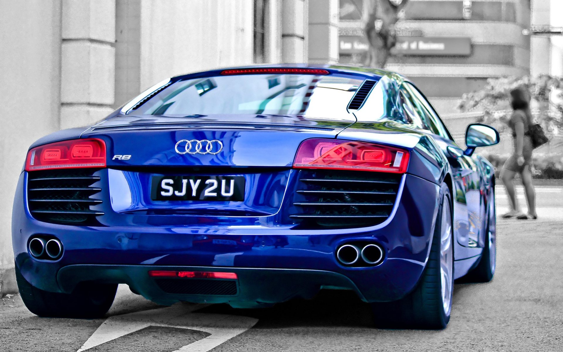 R8 5 2 Audi Blue 2013