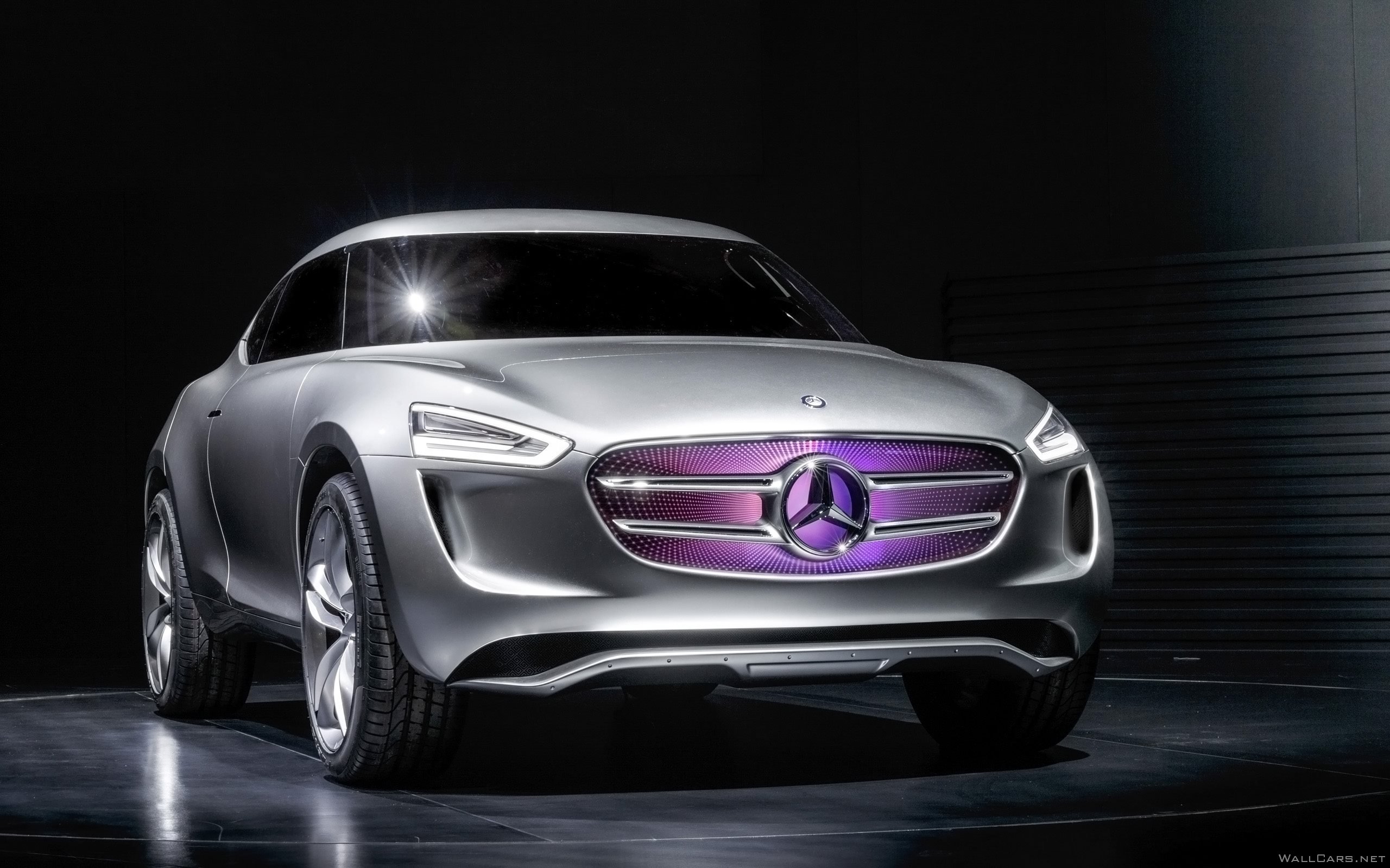 Новинка, концепт, передок, фары, подсветка, Mercedes G-Code Concept, 2014