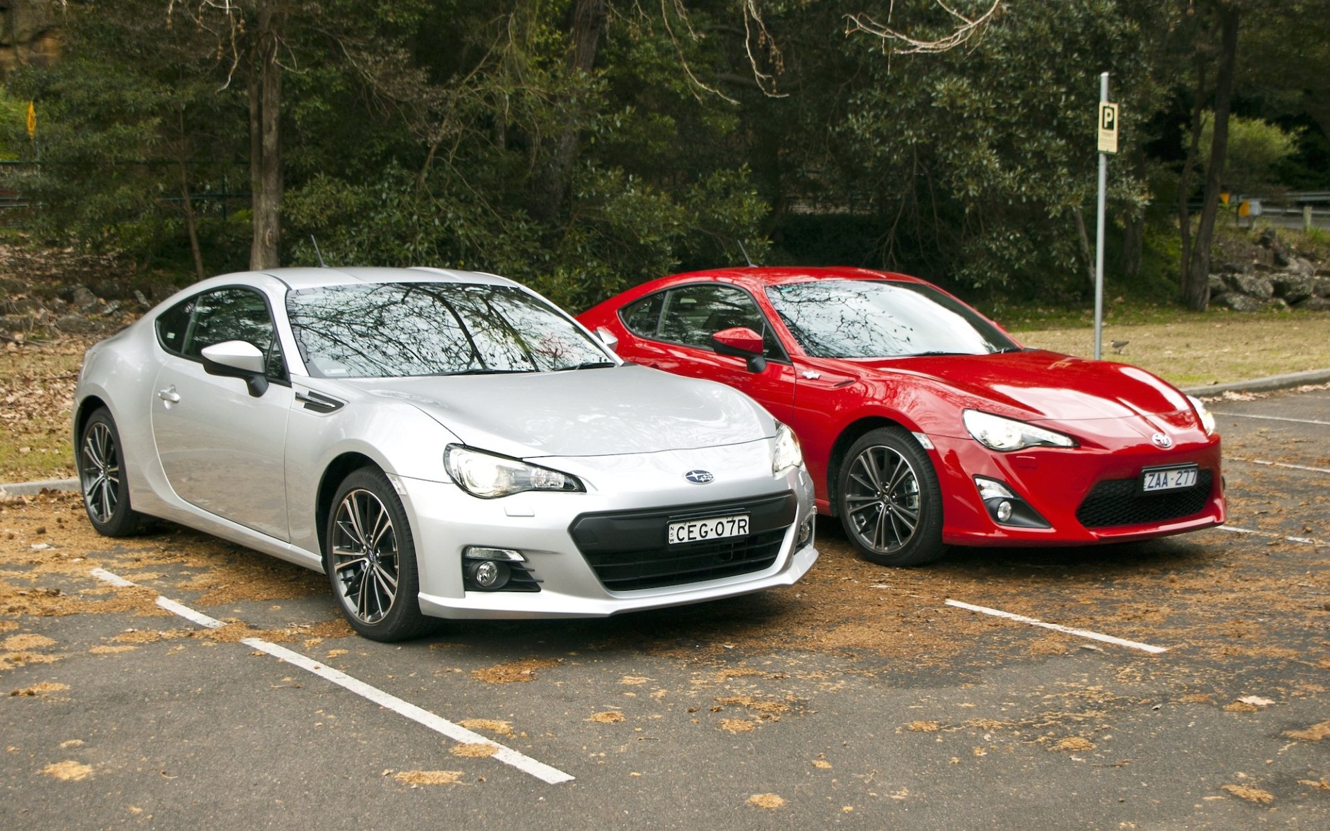 Subaru BRZ Р Toyota gt 86