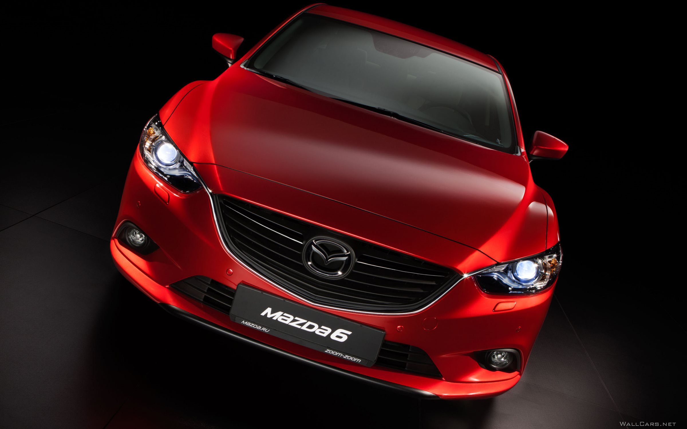 Mazda 6 красная обои