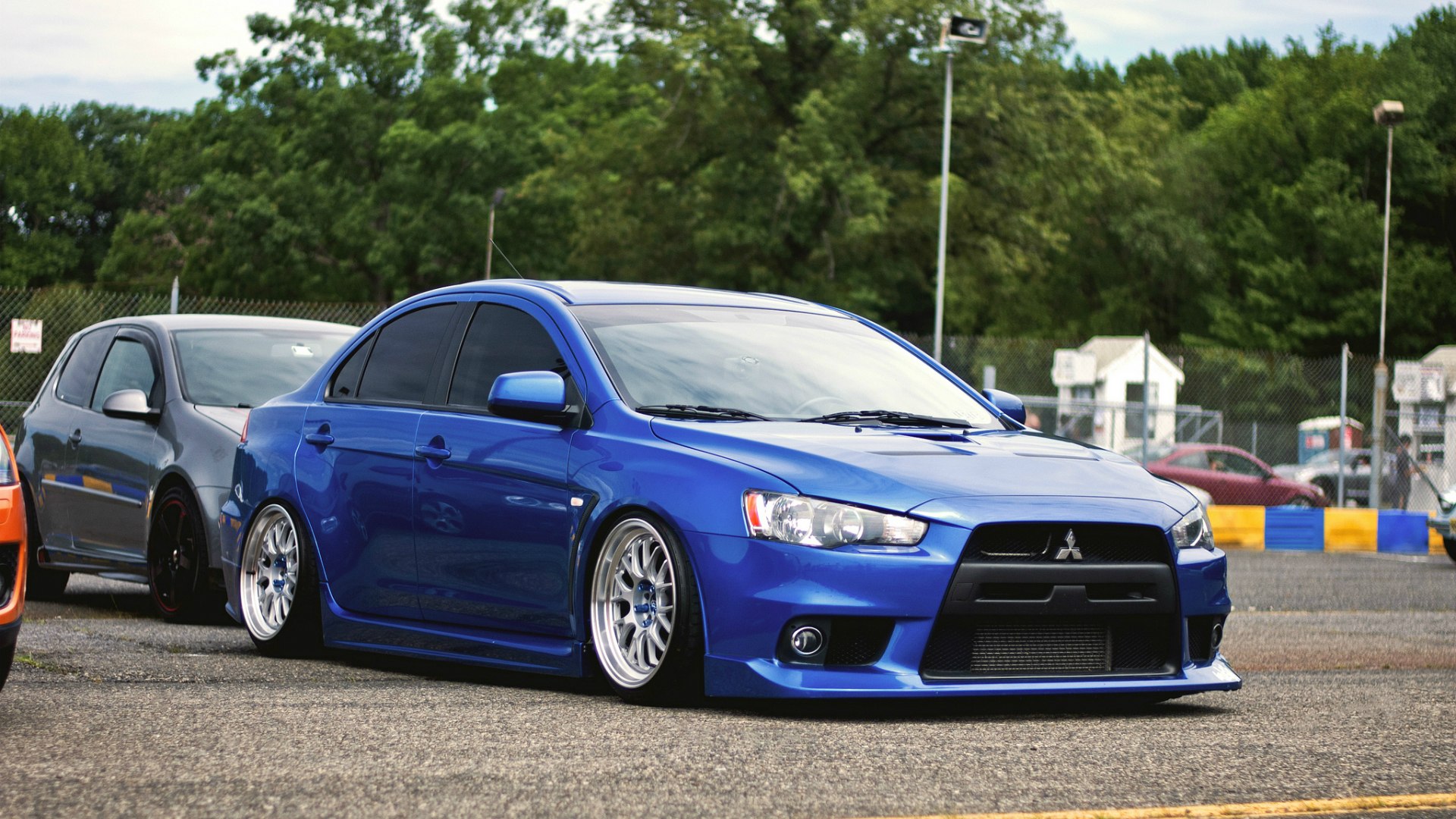 Установка лансер. Mitsubishi Lancer Evolution 10. Mitsubishi Lancer Evolution 10 Full HD. Mitsubishi Lancer Evolution 10 Full HD Blue. Mitsubishi EVO X.