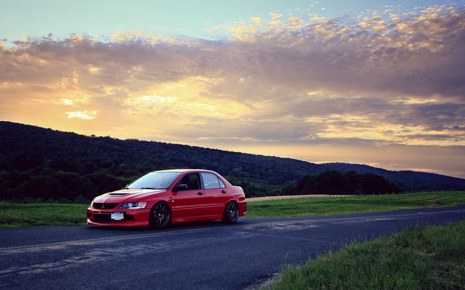 Mitsubishi Lancer EVO Red