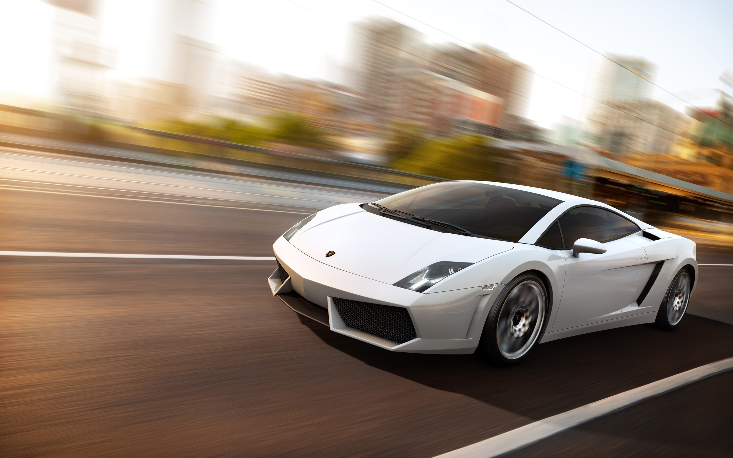 Lamborghini Gallardo White 1920x1080