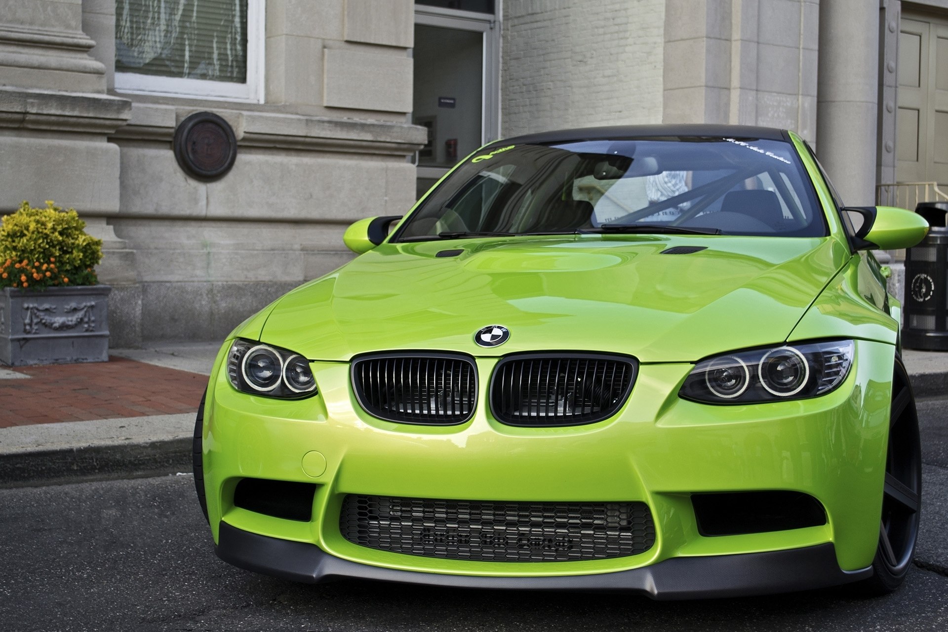 Neon Green BMW m4