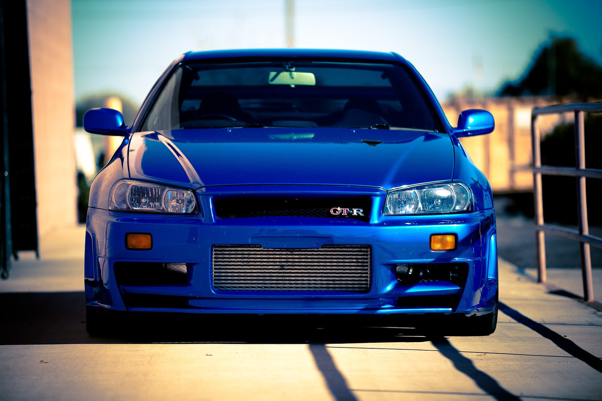 Nissan Skyline GTR r34 Blue