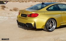  , ,  ,  BMW M4 GTRS4, Vorsteiner, 2014, , rear lights, wheels, bumper, tuning, gold, photo