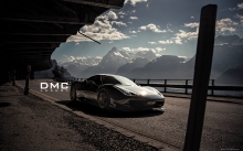 Черная Феррари 458 Италия, Ferrari Italia, DMC, Обои Феррари, горы, скалы, пейзаж, природа, красота, Швейцарские Альпы