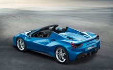  Ferrari 488 Spider, 2016,  , , , , , new, blue, wheels, line, style, rear, back