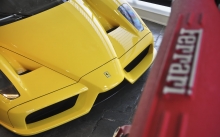 Передок Ferrari Enzo, фары, капот, значок, блеск, бампер