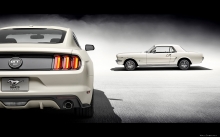 Два поколения Ford Mustang GT, Белый Форд Мустанг, история