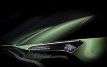 Фары, оптика, передок, Aston Martin Vulcan, 2015, Астон Мартин Вулкан, фото, крупный план