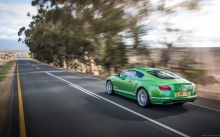 Новинка, зеленый Bentley Continental GT Speed,  2015, Бэнтли, скорость, экстерьер, дизайн
