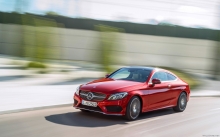  Mercedes-AMG C 63 S Coupe, 2016, , , , red, front, lights, hood