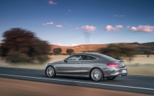  Mercedes-AMG C 63 S Coupe, 2016, , , , , , grey, rera, side, speed