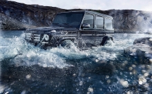 Брод, бездорожье, горная река, Mercedes-Benz G OffRoad, 2016, фото, внедорожник, экстерьер