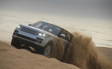  Range Rover,  , , , , , , , dust, coast, front, grey