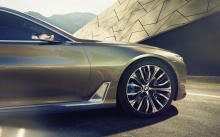 Передок BMW Vision Future Luxury Concept, БМВ Концепт, диски, арки, капот, бизнес класс