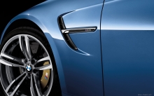 Синий BMW M3 Sedan, БМВ 3 серии, диски, крыло, арки, колеса, суппорт