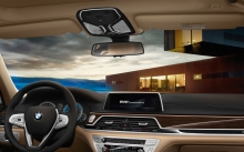 За рулем BMW 7 серии, 740Le 2016, интерьер, салон, торпеда, бизнес, люкс, коттедж