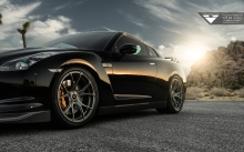 , , , , Nissan GT-R R35, Vorsteiner, 2015, , , , wheels, tuning, carbon, front, sun