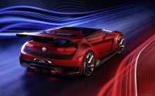Спортивный концепт Volkswagen GTI Roadster, графика, спойлер, спорт, суперкар, игра света