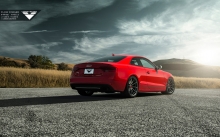  Audi S5 Vorsteiner, 2015, , , , , , , , red, sun, nature, sky, tuning